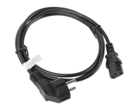 Lanberg CEE 7/7->IEC 320 C13 1,8 m Czarny CA-C13C-10CC-0018-BK - 1451339 - zdjęcie 1